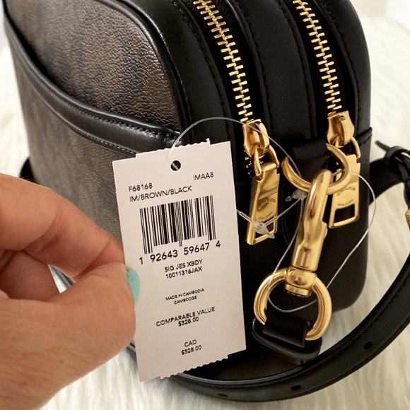 New💃Coach Jes CrossbodyBag In Signature Canvas - Picture 10 of 10